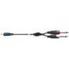 QUIKLOK Sx/30-3k Cavo Minijack Stereo/2 Jack Mono 3 Mt
