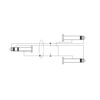 QUIKLOK Sx/30-3k Cavo Minijack Stereo/2 Jack Mono 3 Mt