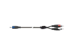 QUIKLOK Sx/40-3k Cavo Minijack Stereo/2 Rca Maschio 3 Mt