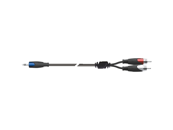 QUIKLOK Sx/40-3k Cavo Minijack Stereo/2 Rca Maschio 3 Mt
