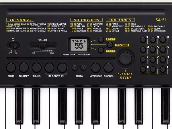CASIO SA-51 COMPLETA DI BORSA E ALIMENTATORE 12V
