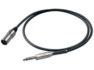 230-1 Cavo Audio XLR Maschio - Jack 6.3mm Stereo 10 mt.