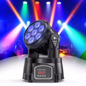 led-1 Luci mobili a testa rotante LED RGBW ( COPPIA ) USATO