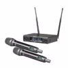 EIKON WM900DM DUAL UHF C:614-670MHz 2 Mic Pro Wirel. Palmare x canto e present.