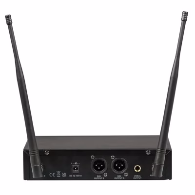 EIKON WM900DM DUAL UHF C:614-670MHz 2 Mic Pro Wirel. Palmare x canto e present.